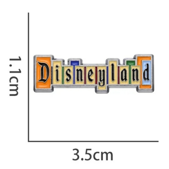 New Disneyland sign theme inspired enamel Lapel Pin - Picture 5 of 6